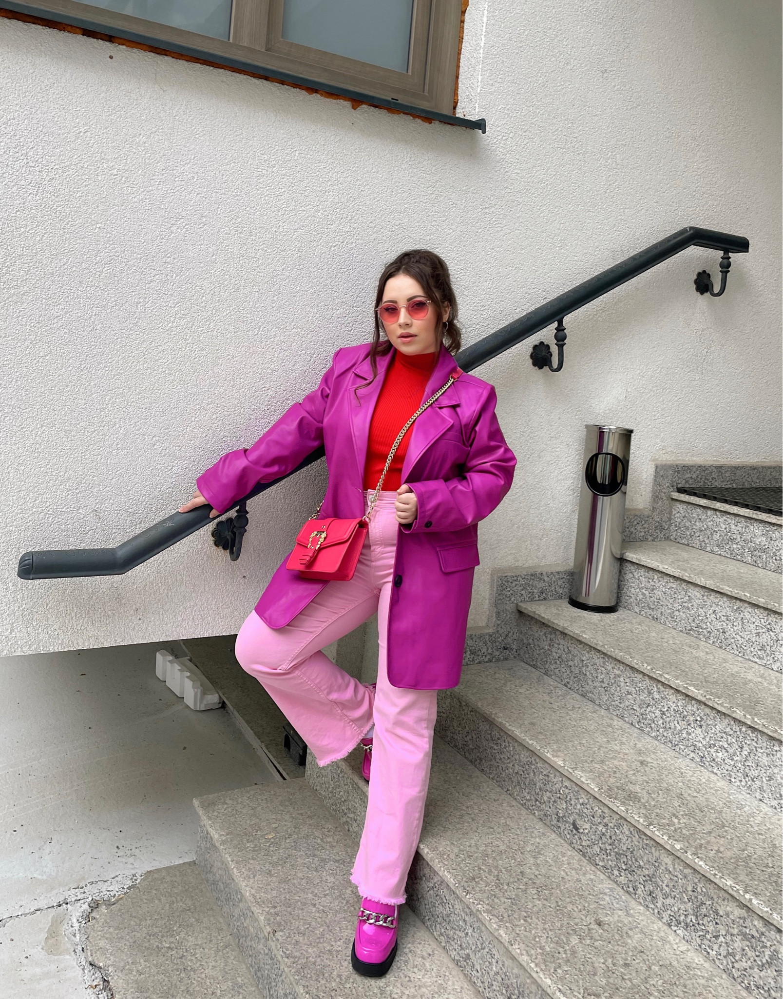 Maximalist Colorful Street Style Outfit💕❤️💜

#LTKSeasonal #LTKstyletip