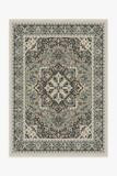 Hendesi Heriz Sage Rug | Ruggable