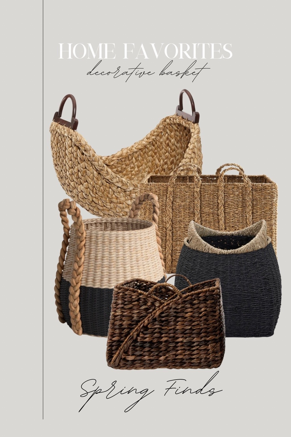I love these stylish decorative baskets! 🧺 These are perfect to add to your space this spring 🤍

#LTKHome