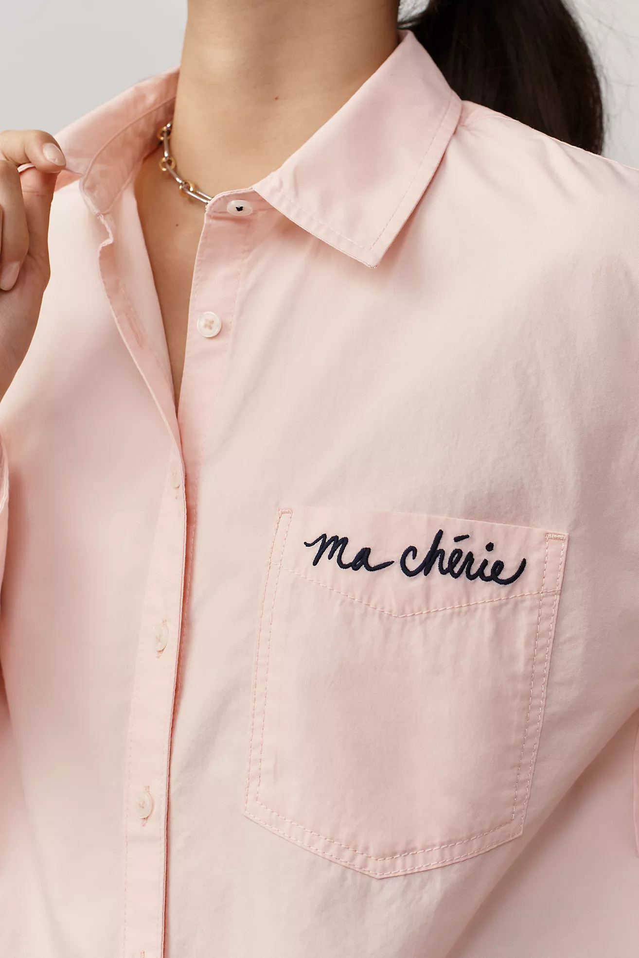 The Shrunken Bennet Buttondown Shirt by Maeve | Anthropologie (US)