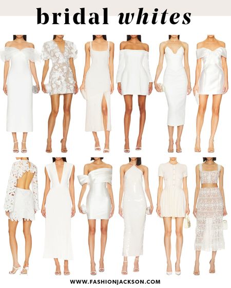 White dresses for summer brides #wedding #summerwedding #summerbride #bridal #whitedress #revolve #fashionjackson

#LTKStyleTip #LTKSeasonal #LTKWedding