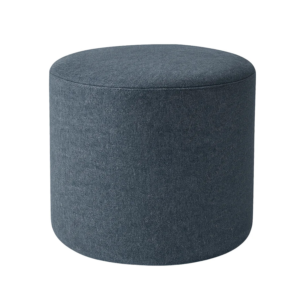 Crescendo 19" Wide Round Pouf Ottoman | Wayfair North America