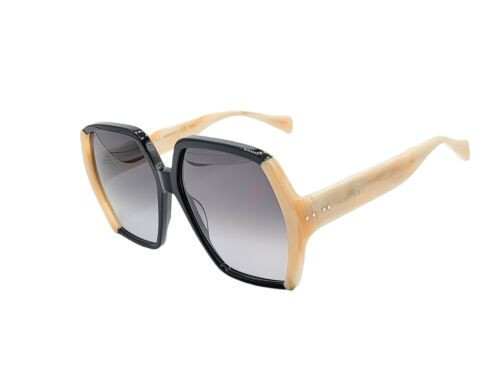 New GUCCI GG 1065S sunglasses 002 Black-Bone / Gray gradient lenses size 65 new | eBay US