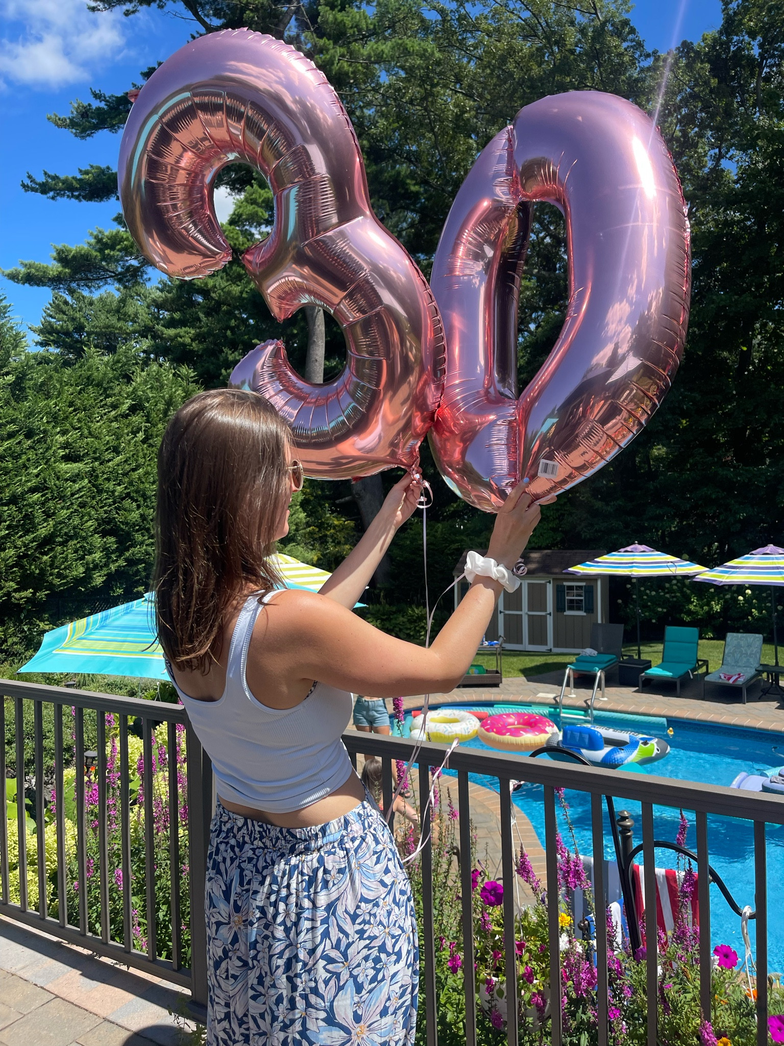 30th birthday inspo! #ootd #balloons #party #summer #skirts #amazon #abercrombie #pinklily 

Skirt is from Pookie and Sebastian boutique. Linked a few similar options!

#LTKstyletip #LTKSeasonal
