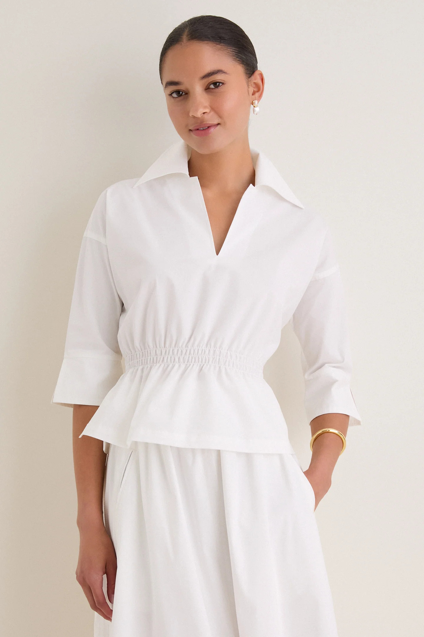 White Poplin Roberts Top | Tuckernuck (US)