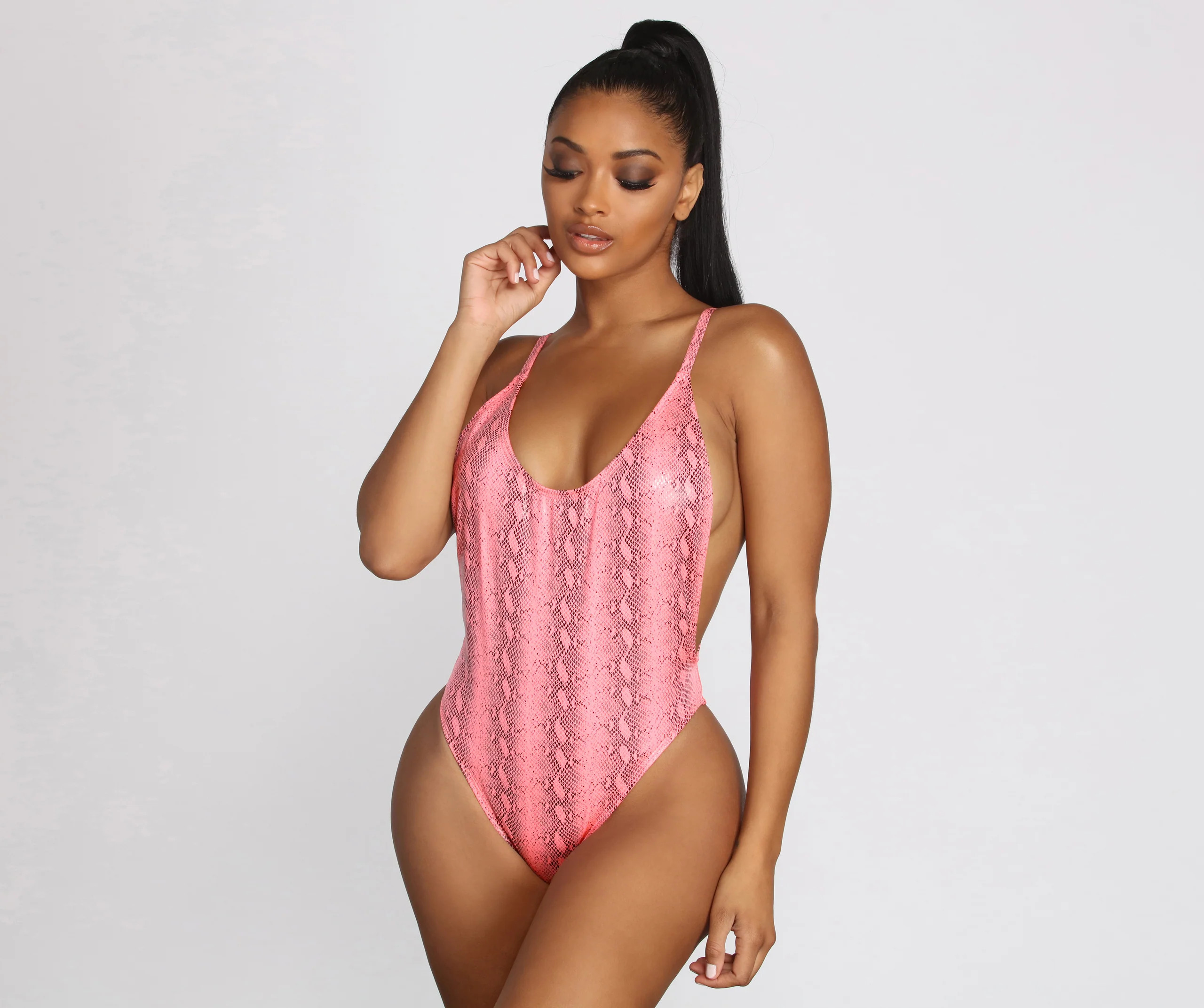 Get The Scoop Snake Swimsuit | Windsor Stores