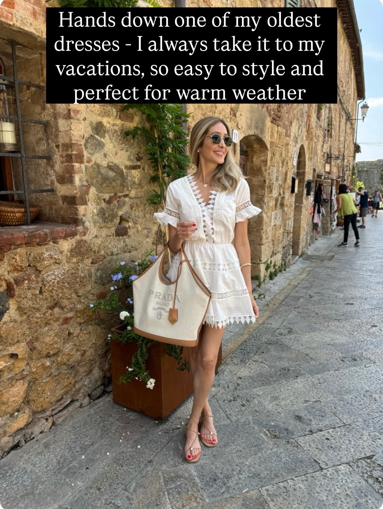 Resort white dress!
Beautiful and elegant spring and summer outfit that I wore last year in Italy.
One of my best sellers, and unlisted count of how many times I wore, I just love it so much.
Fits true to size and I’m wearing size small 
Vacation outfits beach 
Summer outfits 
Spring dresses
Resort wear

#LTKootd #LTKU #LTKSeasonal