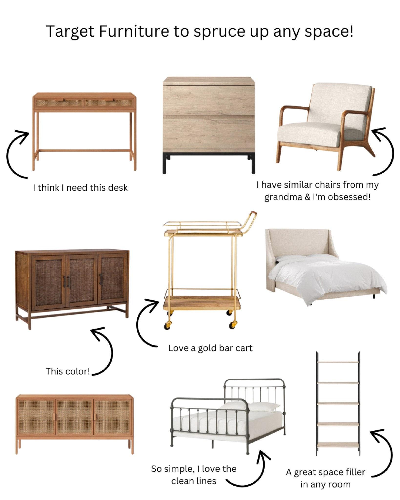 So many great furniture pieces at Target right now! Rounded up a few pieces I have my eye on 

#LTKunder50 #LTKhome #LTKunder100