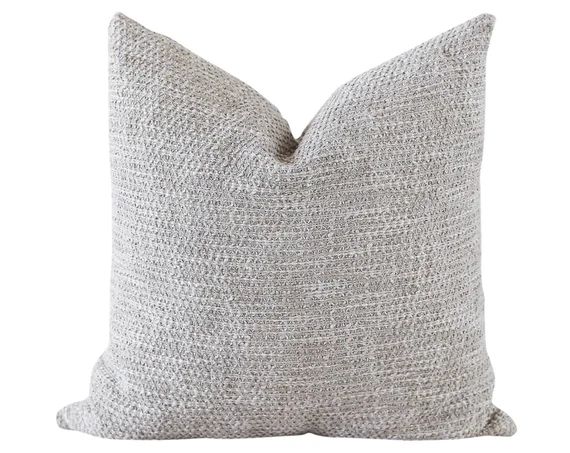 Grey Textured Pillow Grey Textured Pillow Cover Grey Pillow | Etsy | Etsy (US)