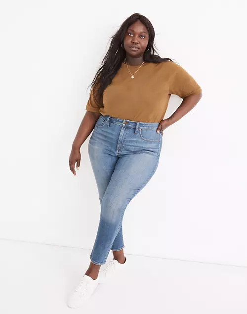 Curvy High-Rise Skinny Crop Jeans in Lander Wash | Madewell