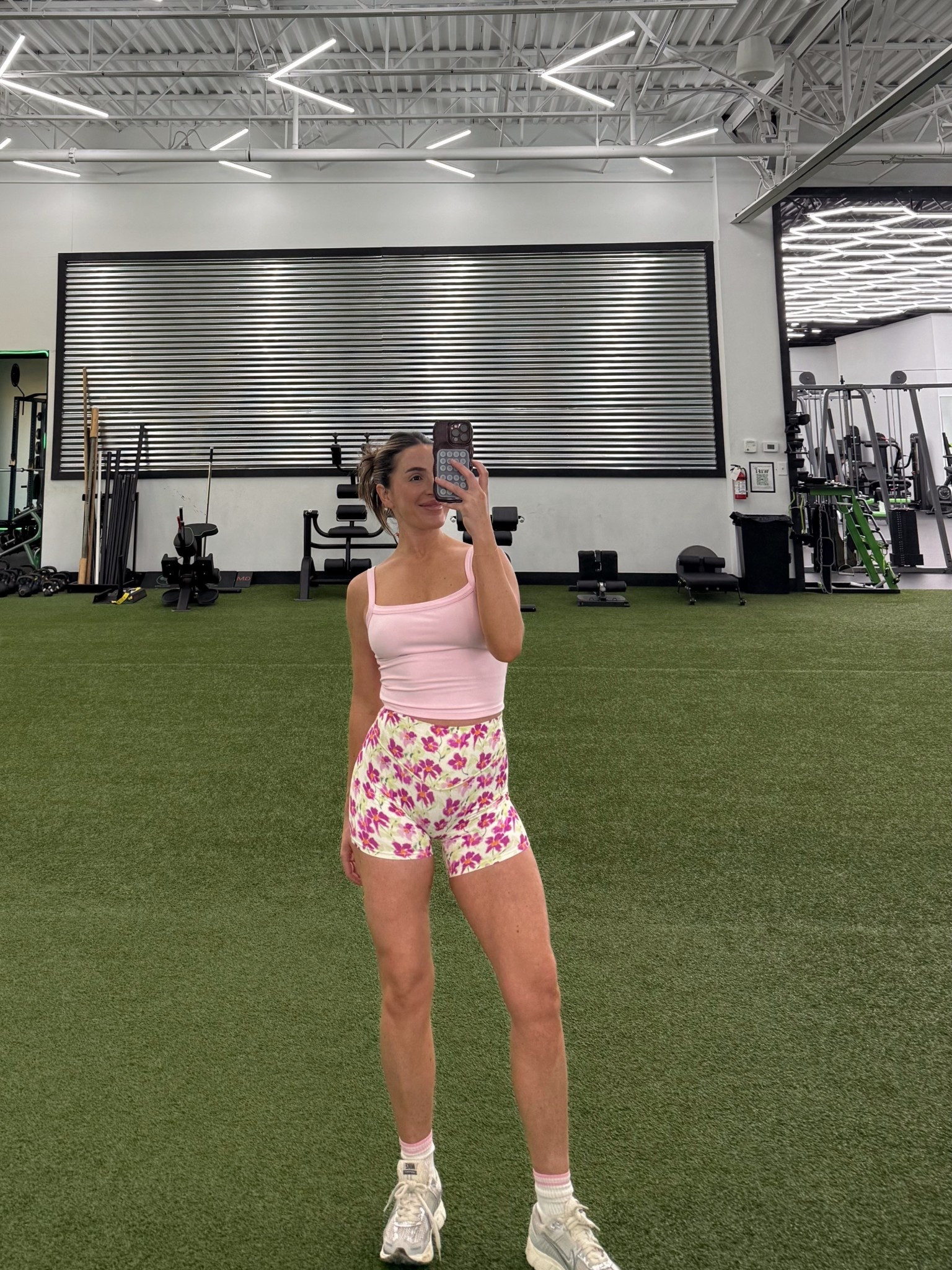 I’m 5’2” in XS shorts & small top 