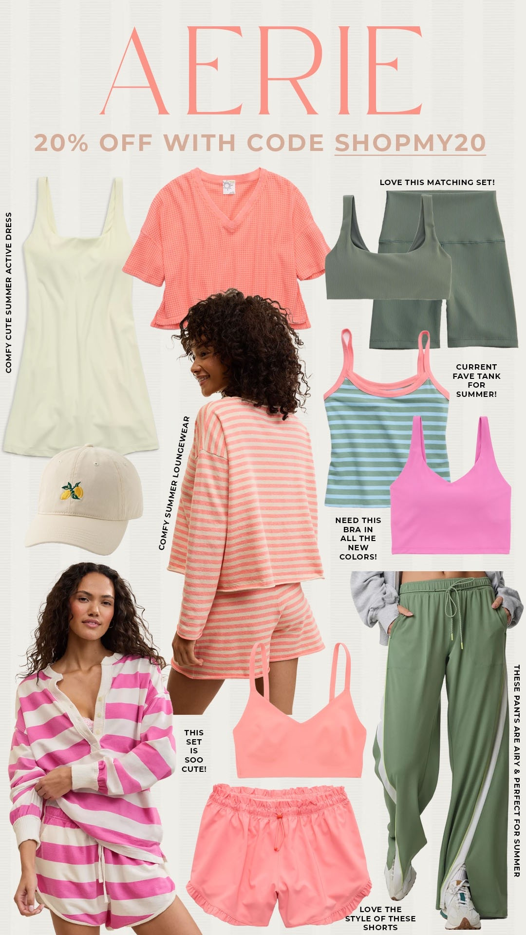 20% off at Aerie with code SHOPMY20 at checkout! 

#aerie

Aerie new arrivals. Aerie summer style. Summer athleisure. Aerie matching set.

#LTKActive #LTKootd #LTKSaleAlert