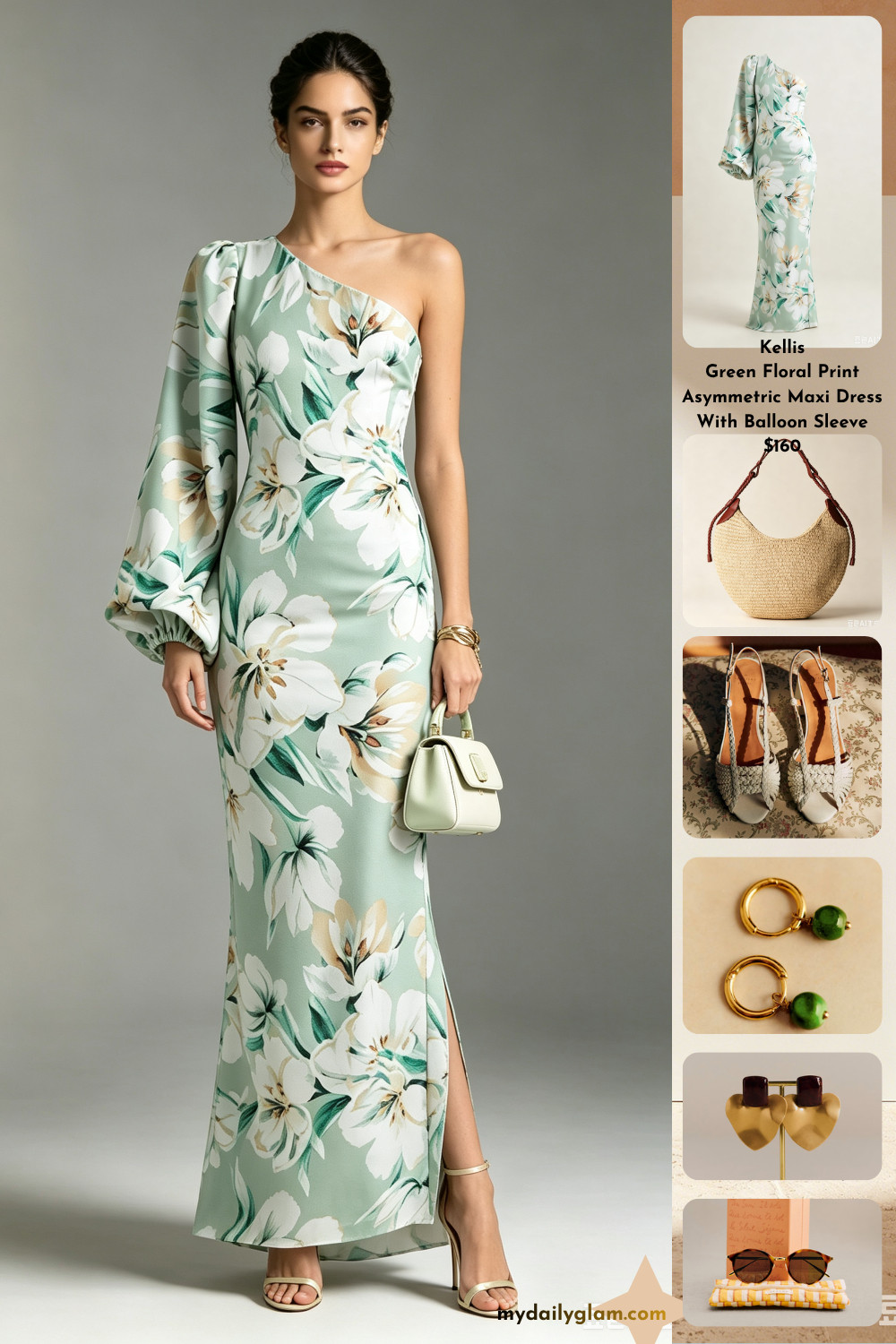 One‑Sleeve Floral Mermaid Maxi Dress | Elegant Wedding‑Guest Outfit

#FloralMaxiDress #OneShoulderDress #WeddingGuestOutfit #MermaidHemGown #EveningPartyStyle #SageGreenOutfit #FormalOccasionDress 

 #LTKootd #LTKOver40 #LTKWedding