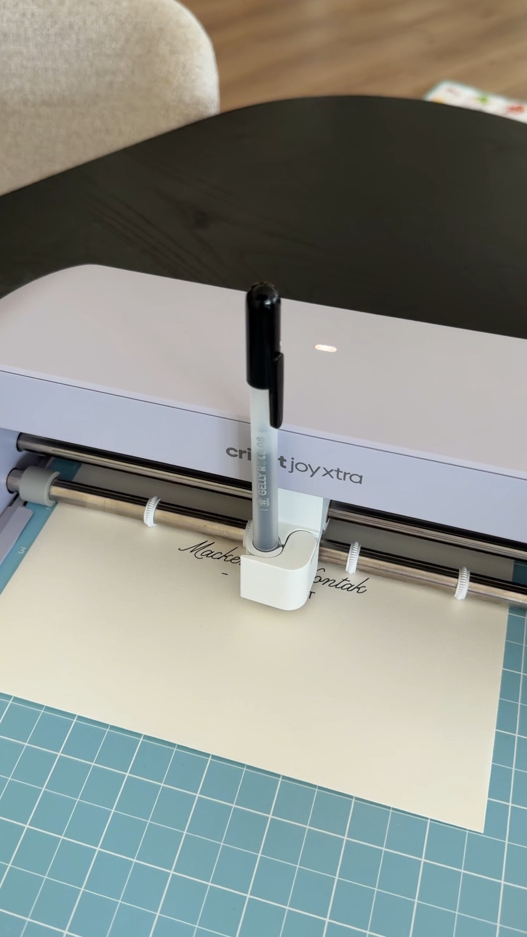 Cricut machine I got on sale! It’s compact but also not too small and comes with some essentials