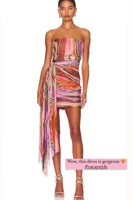 Gorgeous wedding guest dress for spring & summer 🧡 // vacation outfit inspo // colorful mini dress for vacay 

#LTKFind #LTKwedding #LTKstyletip