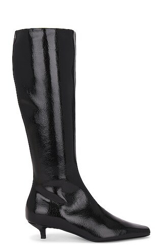 Toteme Slim Knee High Boot in Black | FWRD 