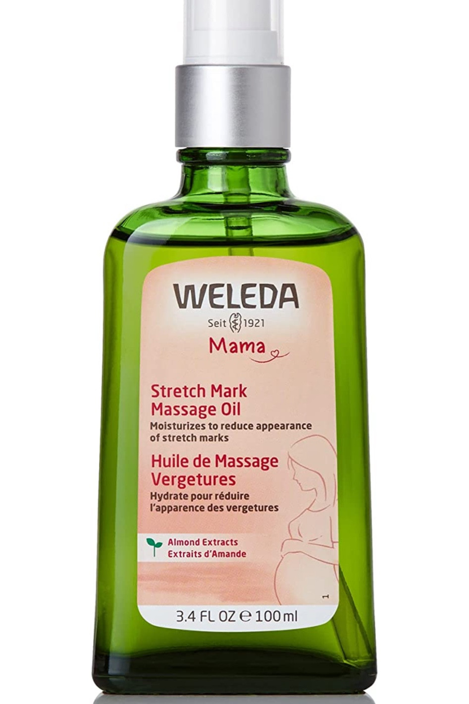 Weleda Stretch Mark Pregnancy Massage Oil, 3.4 Fluid Ounce, Plant Rich Oil with Vitamin E, Sweet Almond, Jojoba and Arnica Oils

#LTKbump #LTKbeauty #LTKbaby