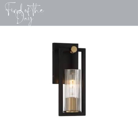 We love this two toned wall sconce! Black and brass work well together and create a sophisticated look. This wall sconce is ideal for bathrooms  

#LTKhome #LTKSeasonal #LTKfamily