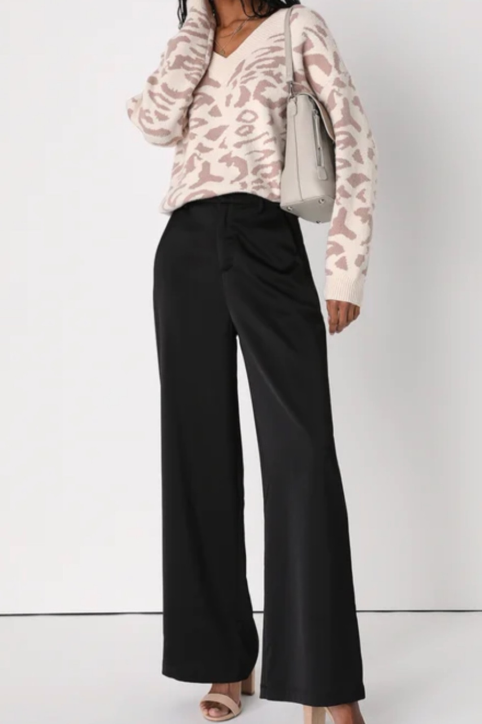 Satin black pants 

#LTKparties #LTKSeasonal #LTKworkwear