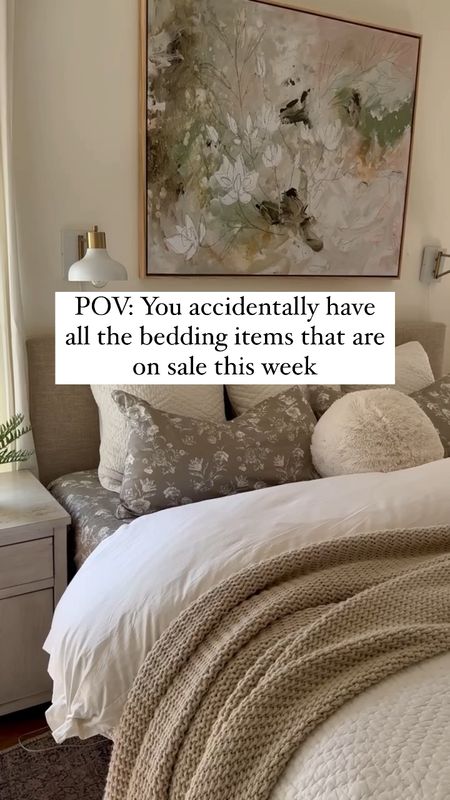 Target Circle Week! Some of my very favorite bedding is on sale this week! Did you see the savings?! Including the viral chunky bed blanket, performance sheets and king euro linen pillows for your bed. #ltksalealert

#LTKhome #LTKVideo #LTKxTarget