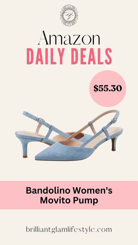 Don't miss out on today's exclusive deal! Step up your shoe game with the Bandolino Women's Movito Pump – shop now before it's gone! 👠💫 #DailyDeals #FashionFinds #FootwearSale #ShopNo

#LTKsalealert #LTKstyletip #LTKU