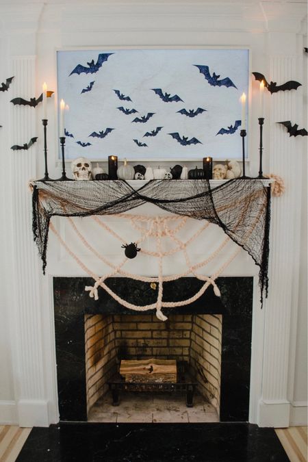 Grab the items from our Halloween mantle here!