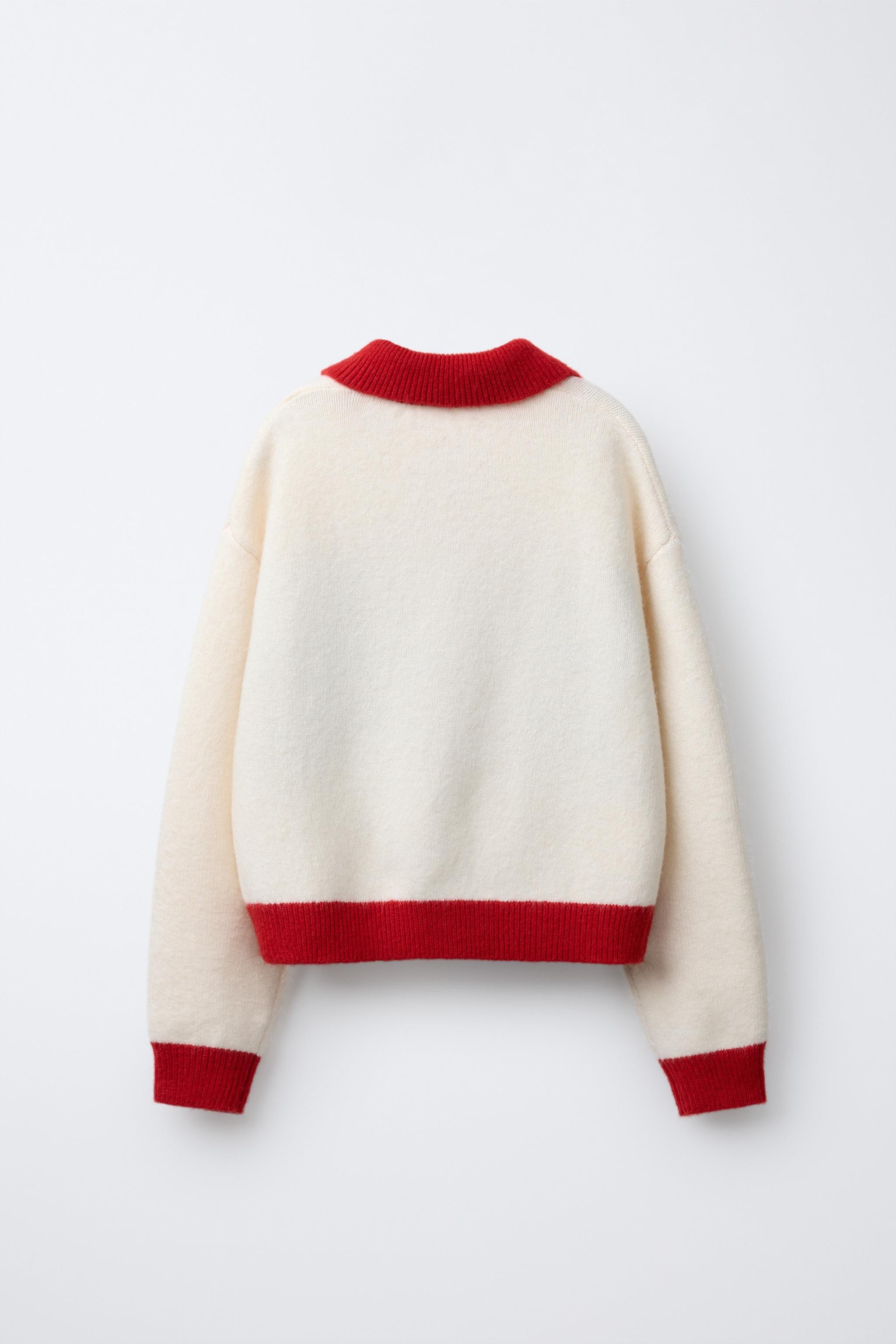 EMBROIDERED AND BOW CARDIGAN | Zara US
