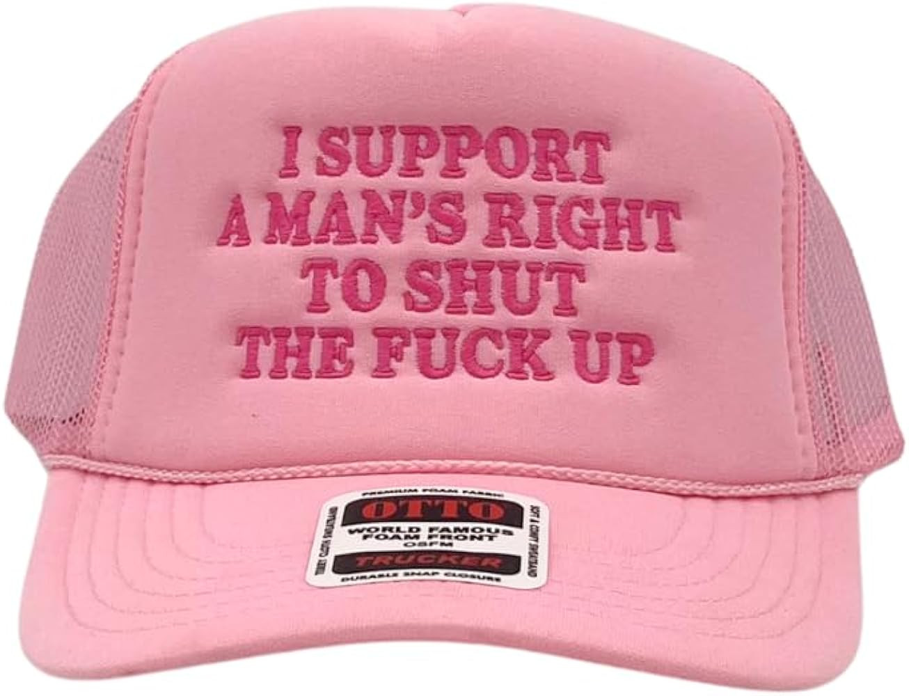 The Brim Reapers I Support A Man's Right to Shut The Fuk Up Funny Feminist Hat Funny | Amazon (US)