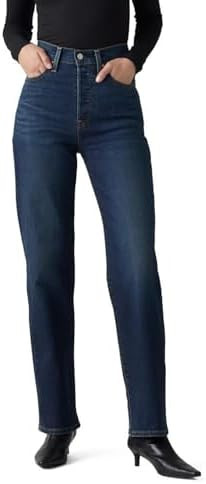 Levi's Womens Ribcage Straight Full Length Jeans | Amazon (US)