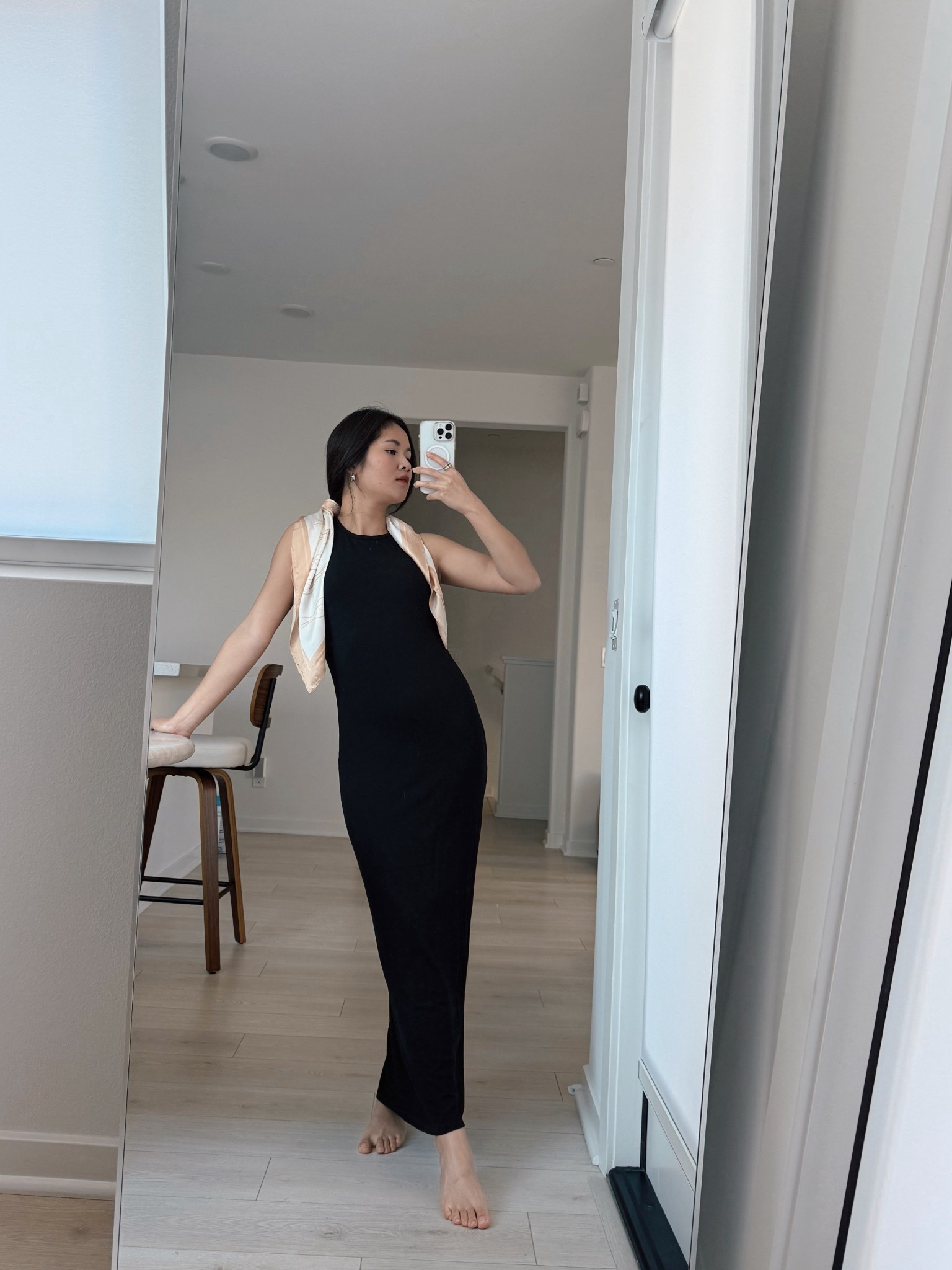 Owning a home means enjoying the suspense of waiting for furniture deliveries 🤍. And sometimes, creating custom furniture, like our couch 🛋️ is the best part 🤩

Wearing this comfy @yitty dress - Lounge so soft, you’ll be hooked forever 🖤 #yittyambassador 

#homeownertips #homeownershipgoals #homeowner 

#LTKSummerEdit #LTKBeauty #LTKStyleTip