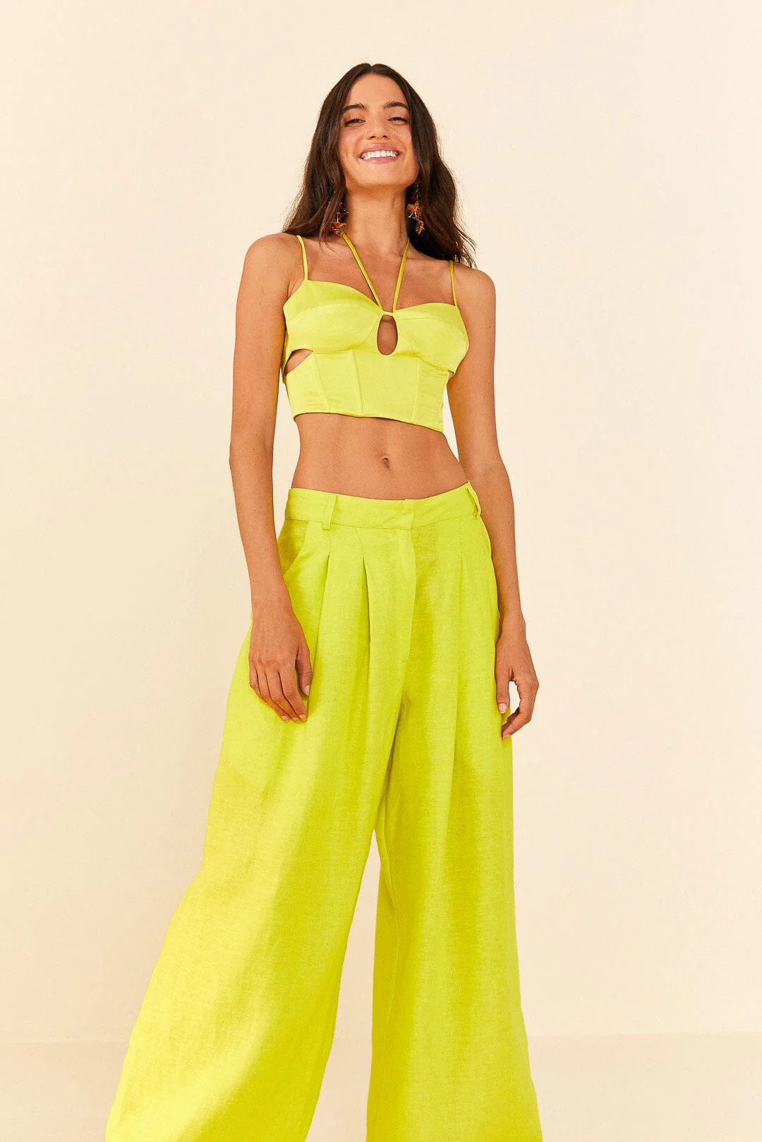 Lime Green Pants | FarmRio (US)
