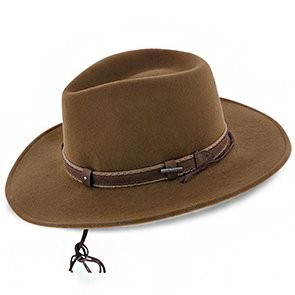 Stetson Richfield Brown Western Hat Crushable | Fashionable Inc