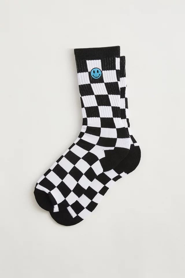 Happy Face Sport Crew Sock | Urban Outfitters (US and RoW)