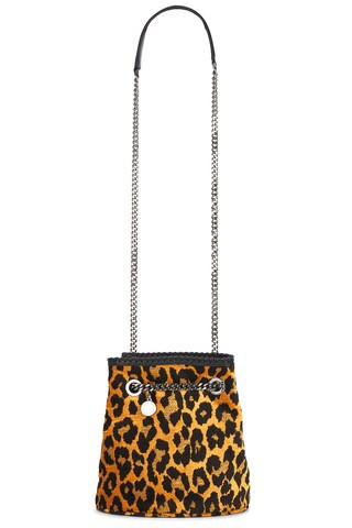 Stella McCartney Falabella Shoulder Bag in Leopard - Brown. Size all. | FWRD 