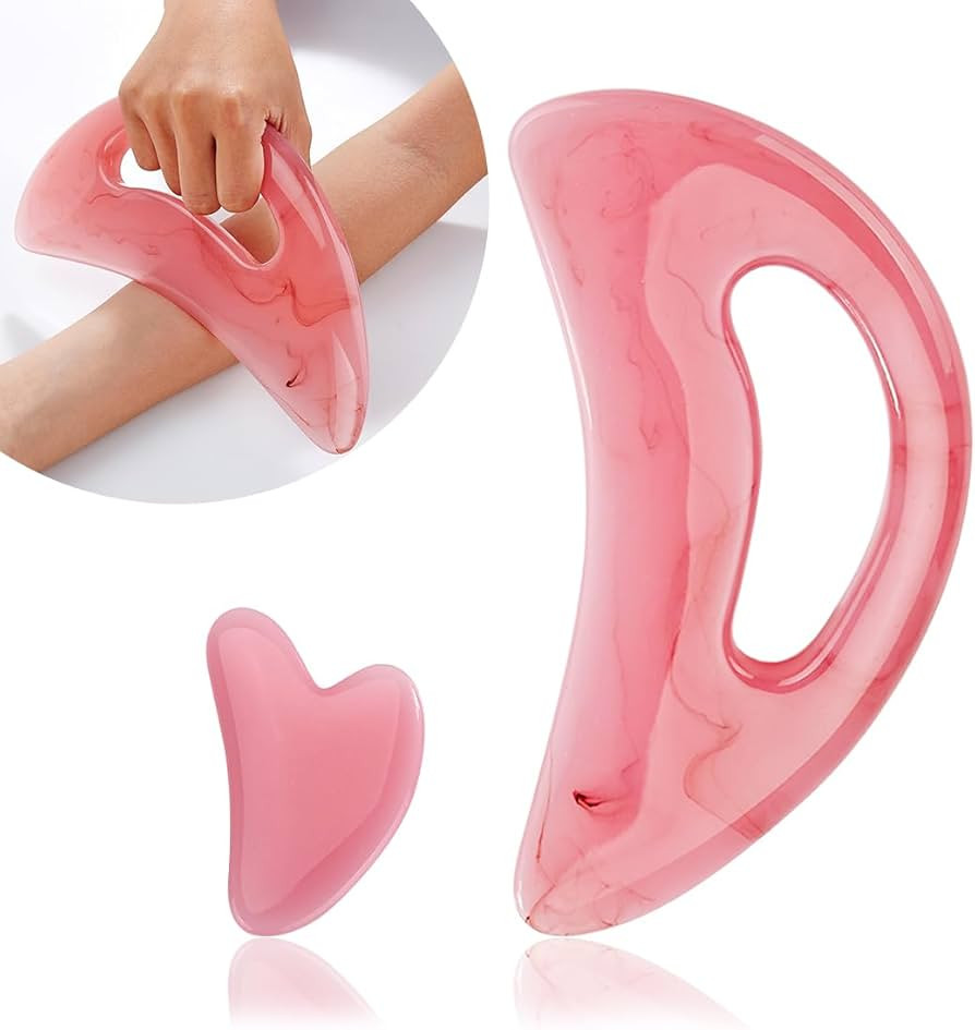 Large Body Gua Sha Tool - Resin Guasha Tool for Body, Face, Back, Legs, Body Sculpting Tools for ... | Amazon (US)