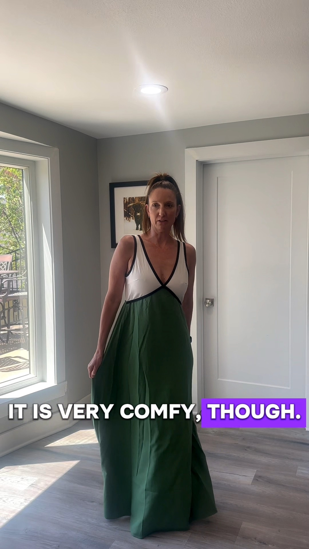 Discover the perfect blend of comfort and style in this olive green and cream color-blocked maxi. This silhouette is incredibly flattering and serves as a versatile staple for your warm-weather rotation.

maxi dress, color block fashion, olive green, summer style, effortless elegance, comfortable dress, versatile outfit, neutral tones.

#LTKOver40 #LTKSeasonal #LTKmomlife