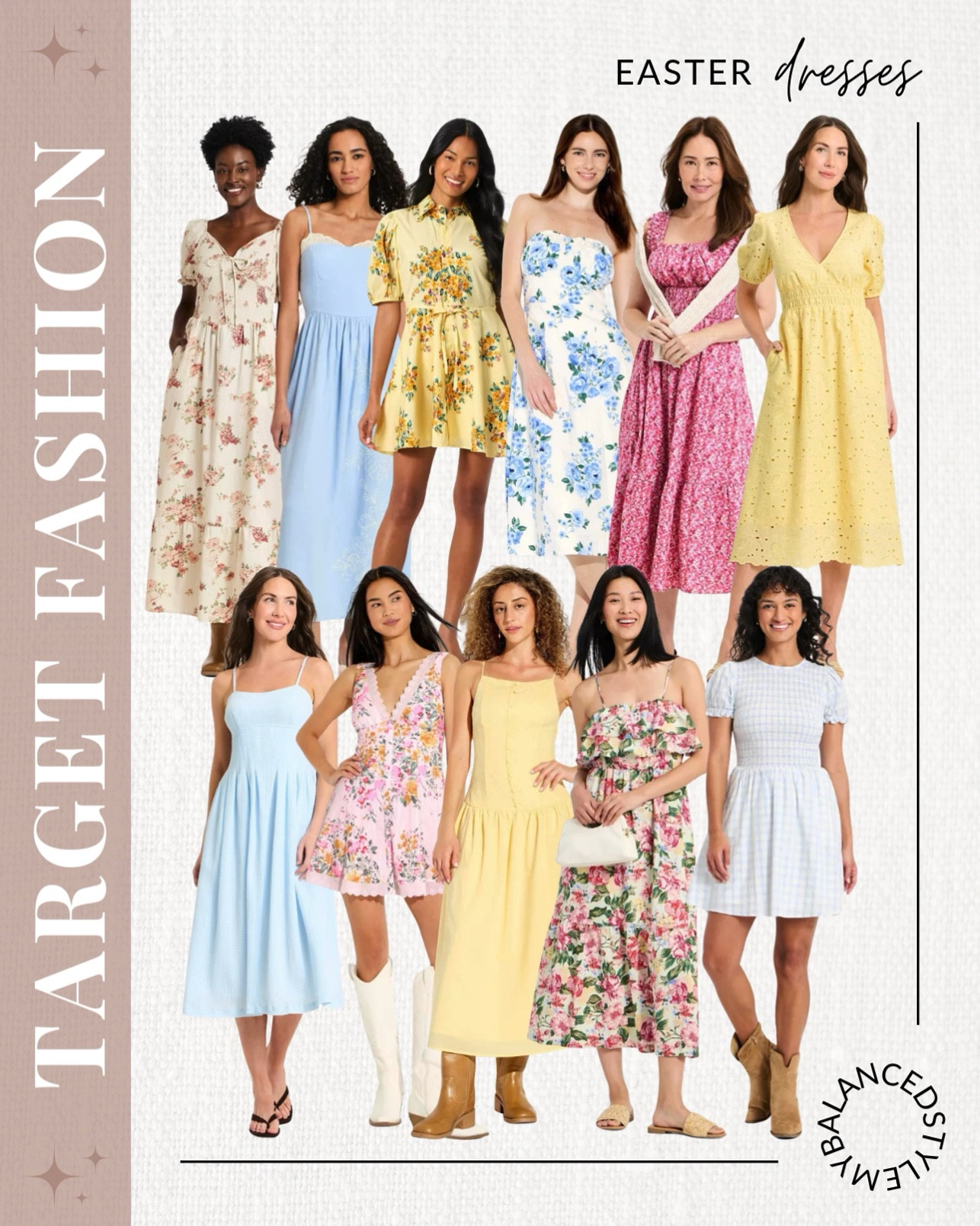 Target Easter dresses

floral Easter midi style
pastel spring church outfit
ruffled spring brunch look
lace spring occasion outfit
elegant pastel midi style
spring garden party outfit
tiered floral spring look
soft pastel maxi style
classic Easter Sunday look
chic spring brunch outfit

#LTKSaleAlert #LTKSeasonal #LTKootd