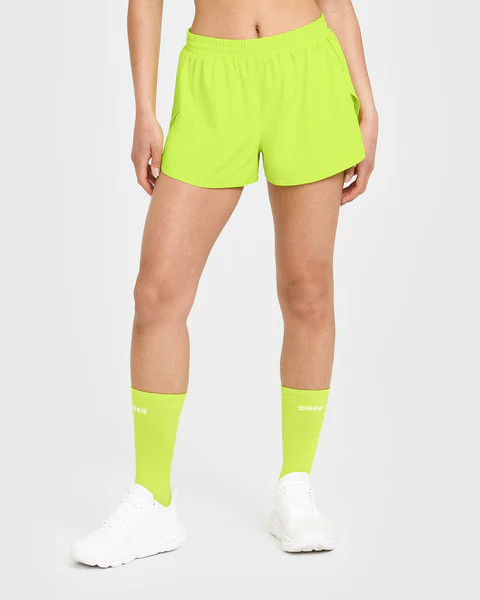 AirMove™ Lined Shorts 2" 
 Charged Lime Green | Oner Active (UK / US)