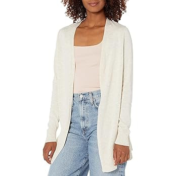 Amazon Essentials Women's Lightweight Long Sleeve Open-Front Cardigan Sweater (Available in Plus ... | Amazon (US)