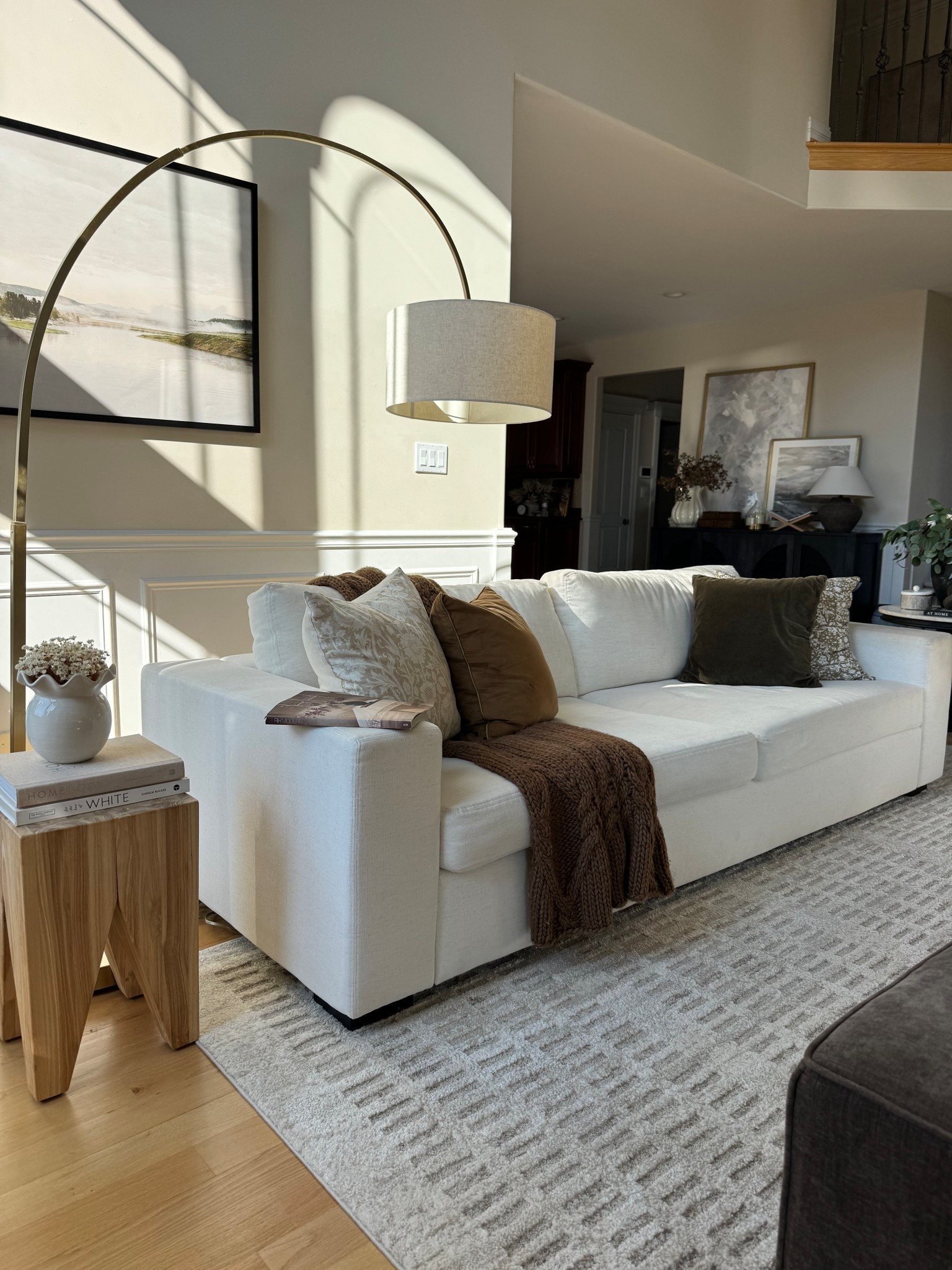 Our sofa is on sale ✨ it’s performance fabric, cushion covers are removable and comes in more fabrics/colors. 

#LTKHome #LTKSeasonal #LTKSaleAlert