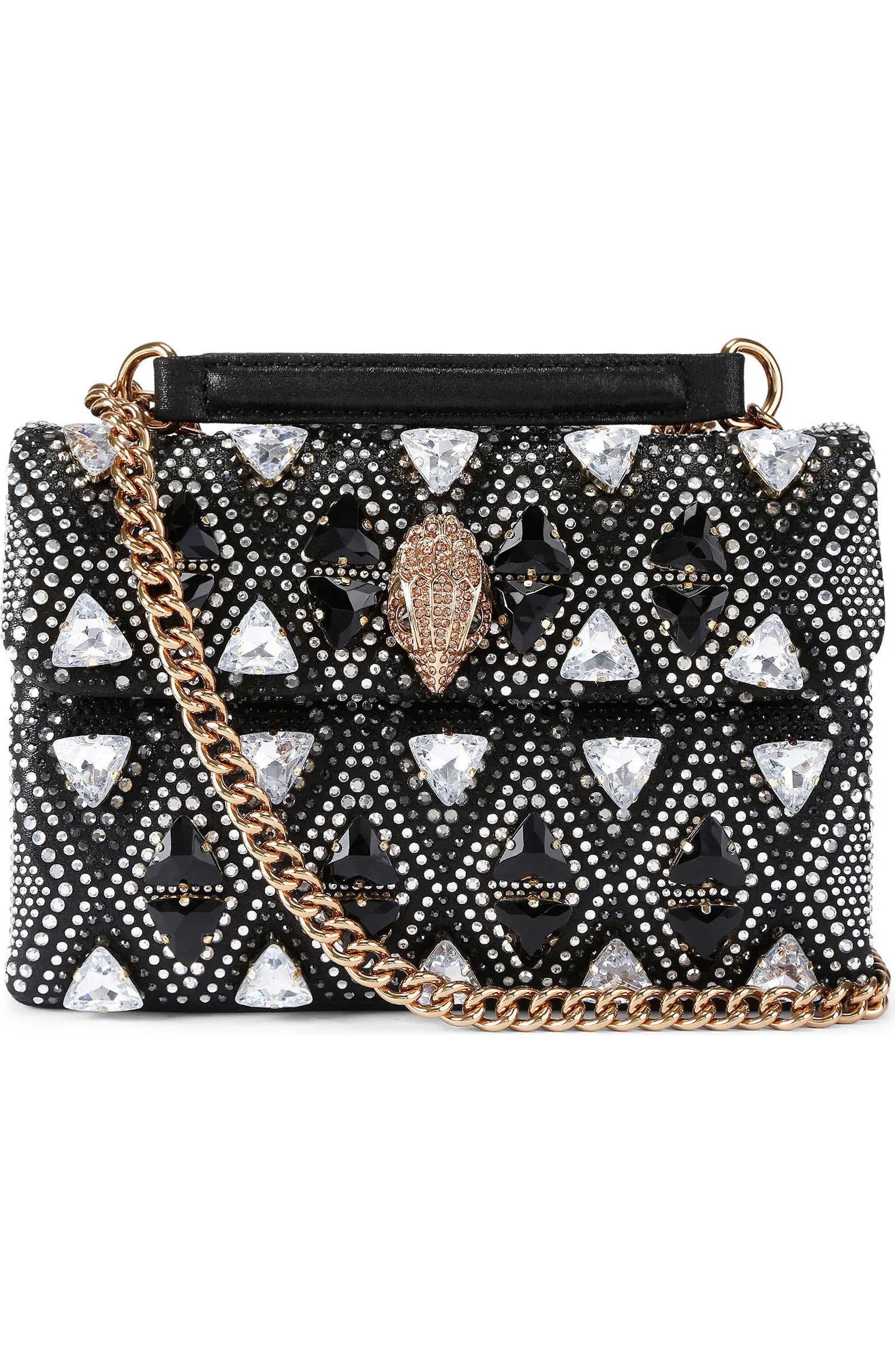 Kurt Geiger London Medium Kensington Crystal Embellished Shoulder Bag | Nordstrom | Nordstrom