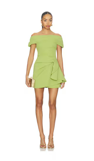 Mersham Mini Dress in Chive | Revolve Clothing (Global)