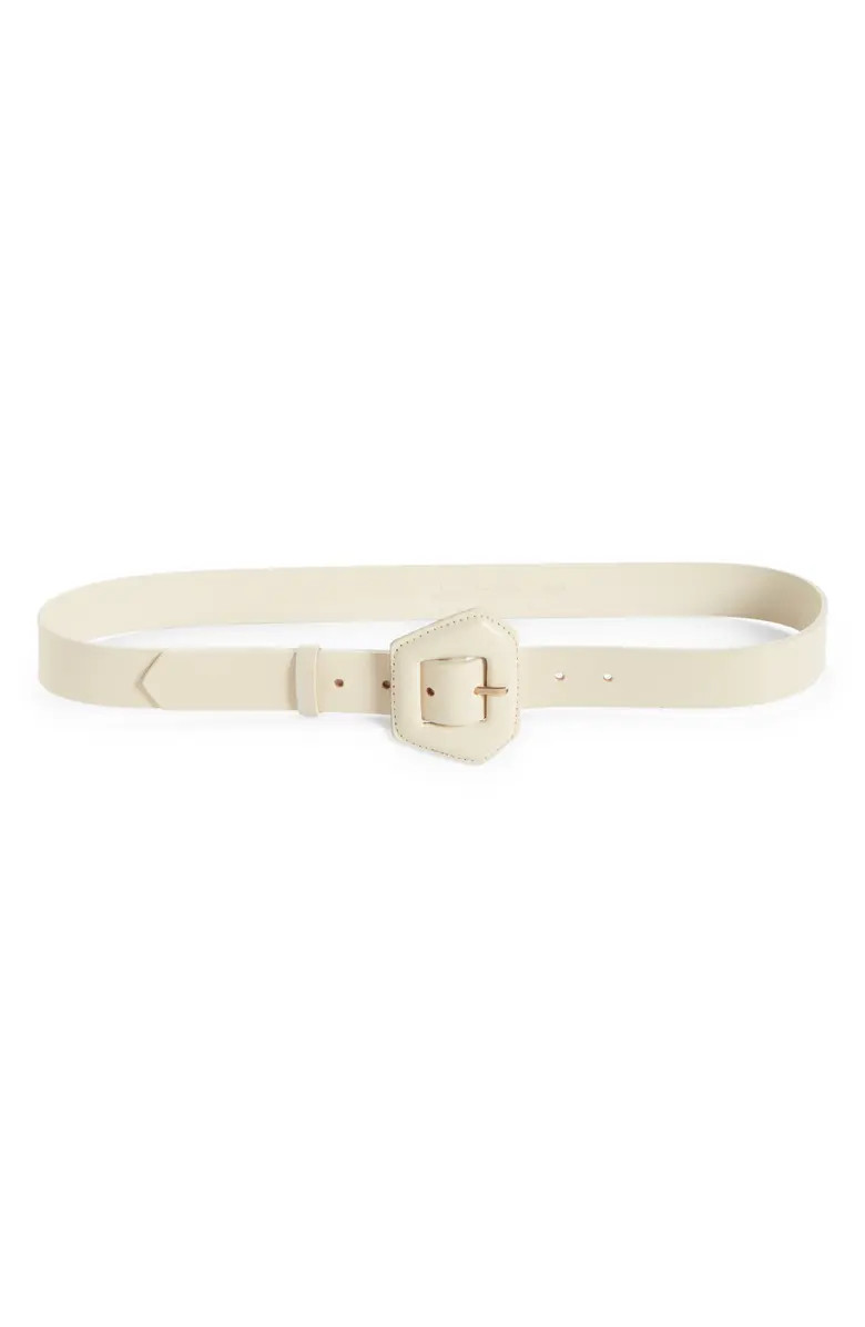 Nordstrom Oversize Buckle Leather Belt | Nordstrom | Nordstrom