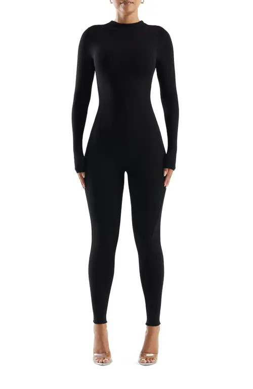 Naked Wardrobe The NW Jumpsuit in Black at Nordstrom, Size Medium | Nordstrom