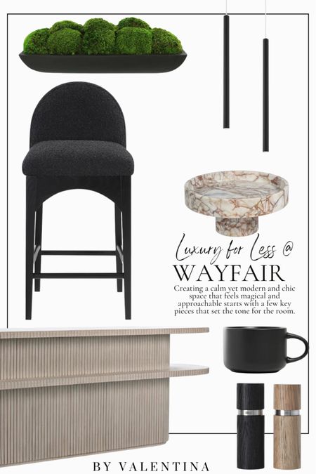  Luxury for Less @ 
WAYFAIR  
Creating a calm yet modern and chic space that feels magical and approachable starts with a few key pieces that set the tone for the room.

#LTKOver40 #LTKStyleTip #LTKHome