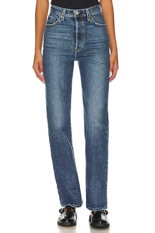 LEVI'S Ribcage Full Length in Valley View from Revolve.com | Revolve Clothing (Global)