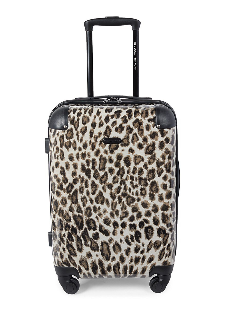 Rebecca Minkoff Katie 20-Inch Leopard-Print Suitcase - Leopard | Saks Fifth Avenue OFF 5TH