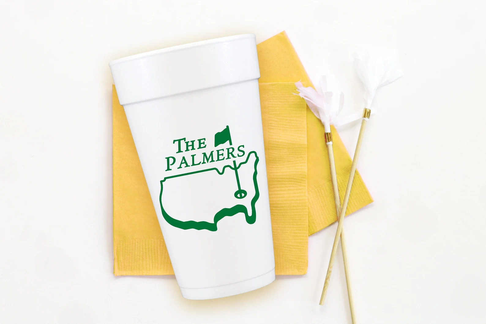 Golf Party Foam Cups - Golf Themed Party Favors - Personalized Styrofoam Cup | Etsy (US)