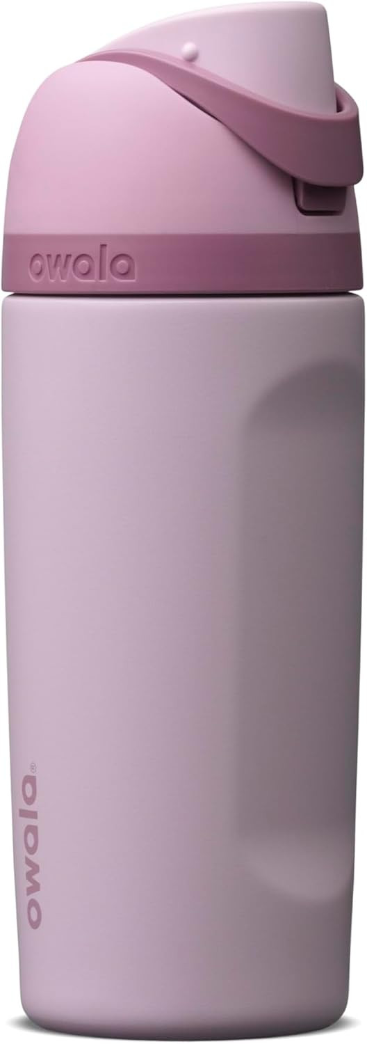 Owala FreeSip Kids Stainless Steel Water Bottle 16 oz Lilac You A lot | Amazon (US)