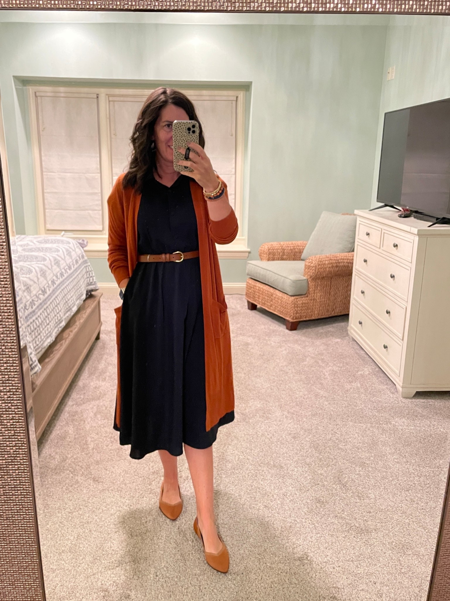 Fall layers

Dress: tts medium
Cardi: old
Shoes: size up half 

#LTKOver40 #LTKWorkwear #LTKSeasonal